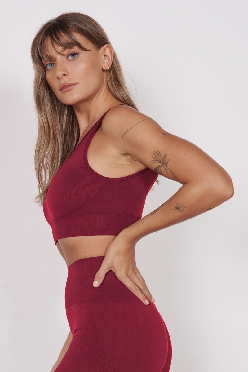 Alice Petite Magenta Seam Free Sports Bra